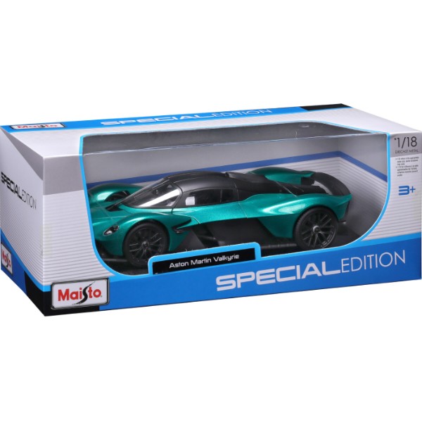 Фото - Колекційна машинка 1:18 Maisto Aston Martin Valkyrie (31465 Green)