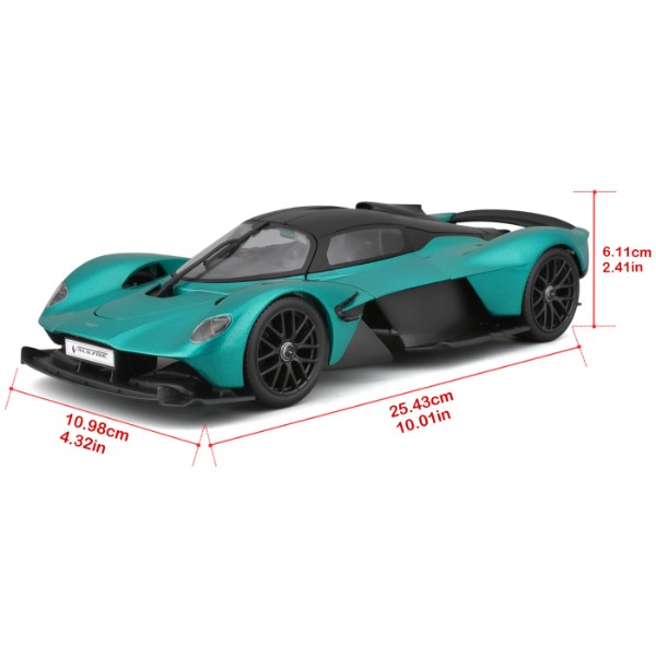 Фото - Колекційна машинка 1:18 Maisto Aston Martin Valkyrie (31465 Green)