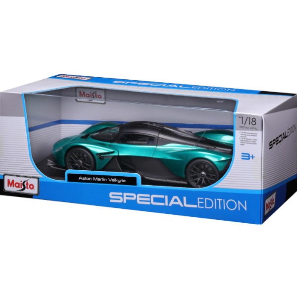 Фото - Колекційна машинка 1:18 Maisto Aston Martin Valkyrie (31465 Green)