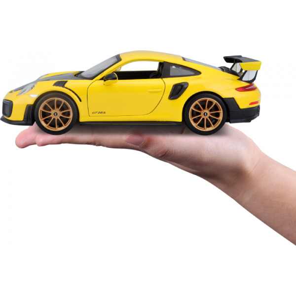 Фото - Колекційна машинка 1:24 Maisto Porsche 911 GT2 RS (31523 yellow)