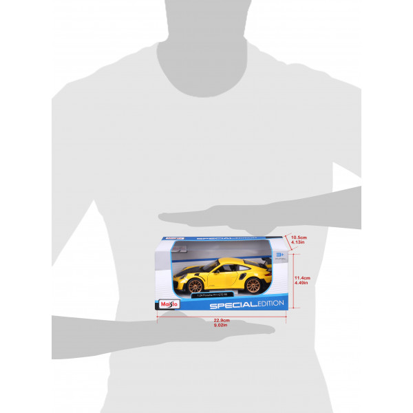 Фото - Колекційна машинка 1:24 Maisto Porsche 911 GT2 RS (31523 yellow)