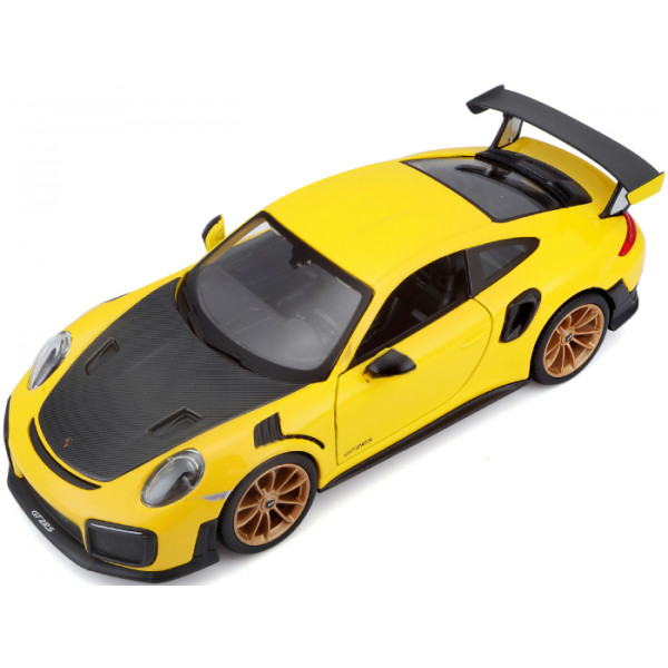 Фото - Колекційна машинка 1:24 Maisto Porsche 911 GT2 RS (31523 yellow)
