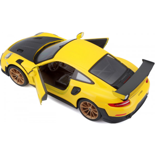 Фото - Колекційна машинка 1:24 Maisto Porsche 911 GT2 RS (31523 yellow)