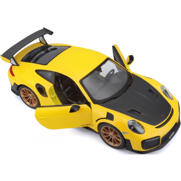 Фото - Колекційна машинка 1:24 Maisto Porsche 911 GT2 RS (31523 yellow)