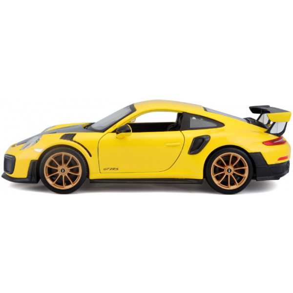 Фото - Колекційна машинка 1:24 Maisto Porsche 911 GT2 RS (31523 yellow)