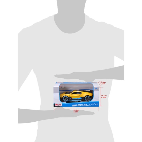 Фото - Коллекционная машинка 1:24 Maisto Bugatti Divo (31526 yellow)