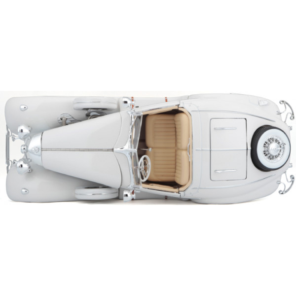 Фото - Колекційна машинка 1:24 Maisto 1936 Mercedes-Benz 500K  Specialroadster (36055 white)