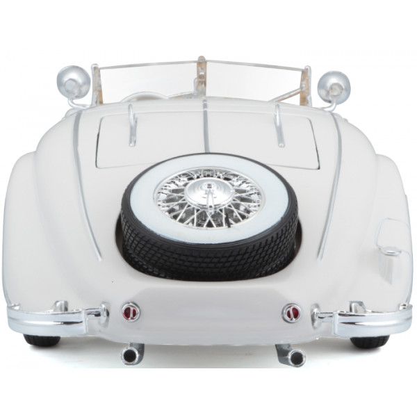 Фото - Колекційна машинка 1:24 Maisto 1936 Mercedes-Benz 500K  Specialroadster (36055 white)
