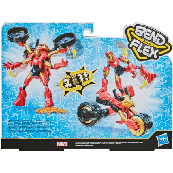 Фото - Коллекционная фигурка Hasbro Мстители: Фигурка Железной, с аксессуаром, серия Бенди (F0244)