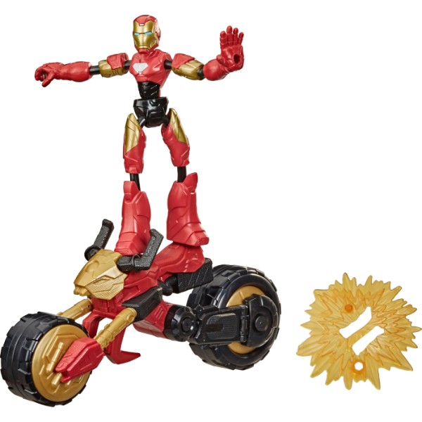 Фото - Коллекционная фигурка Hasbro Мстители: Фигурка Железной, с аксессуаром, серия Бенди (F0244)