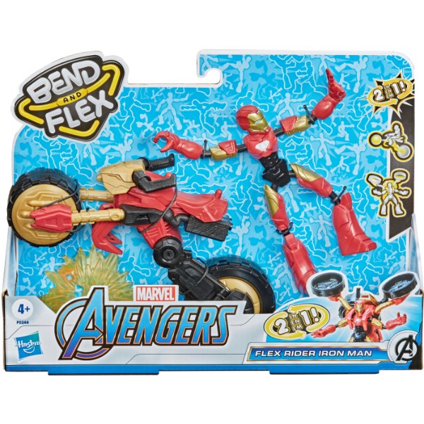 Фото - Коллекционная фигурка Hasbro Мстители: Фигурка Железной, с аксессуаром, серия Бенди (F0244)