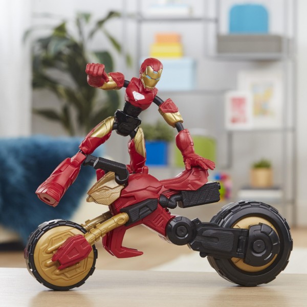 Фото - Коллекционная фигурка Hasbro Мстители: Фигурка Железной, с аксессуаром, серия Бенди (F0244)