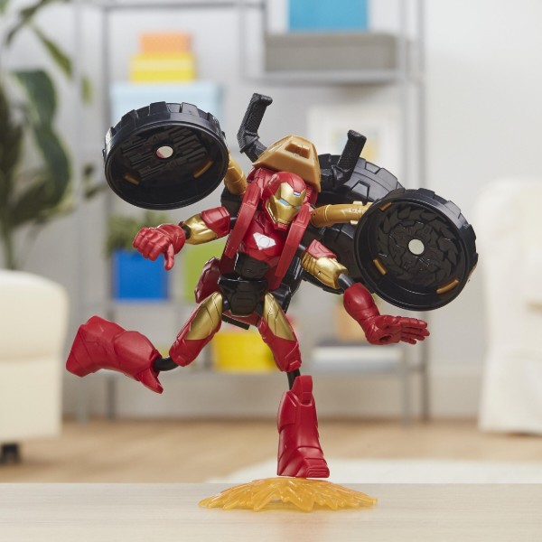 Фото - Коллекционная фигурка Hasbro Мстители: Фигурка Железной, с аксессуаром, серия Бенди (F0244)
