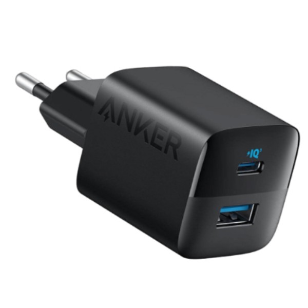 Фото - Мережевий зарядний пристрій Anker PowerPort 323 - 33W Dual-Port USB-C Black (A2331G11)
