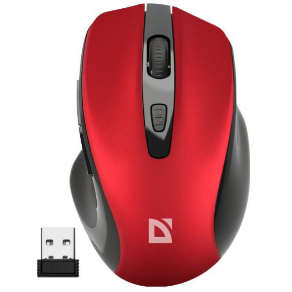 Фото - Миша бездротова Defender Prime MB-053 Red (52052)