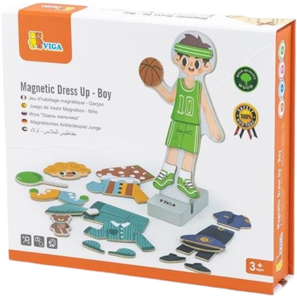 Фото - Настільна гра (3-4 роки) Vladi Toys Вдягни хлопчика (44636)