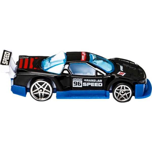 Фото - Колекційна машинка 1:64 RevRace рейсинг чорний (6036008647033)
