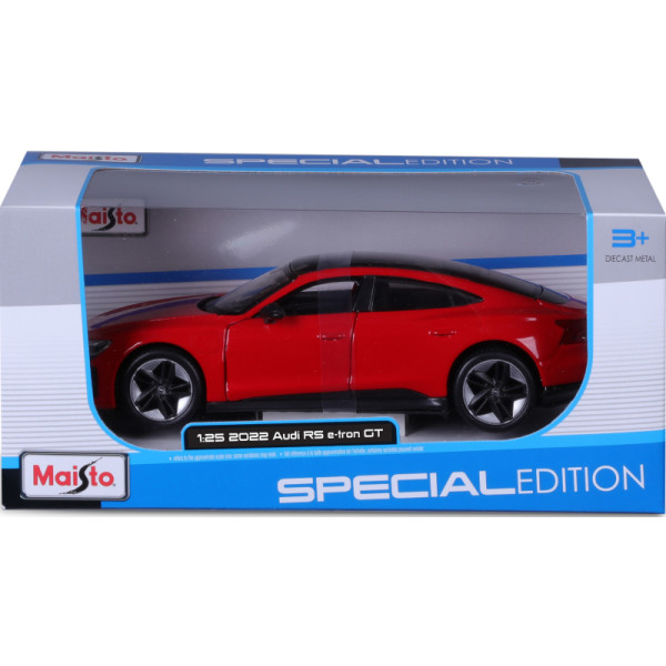 Фото - Коллекционная машинка 1:24 Maisto 2022 Audi RS e-tron GT (32907 red)