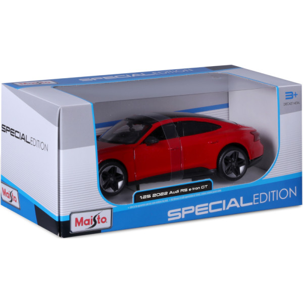 Фото - Коллекционная машинка 1:24 Maisto 2022 Audi RS e-tron GT (32907 red)