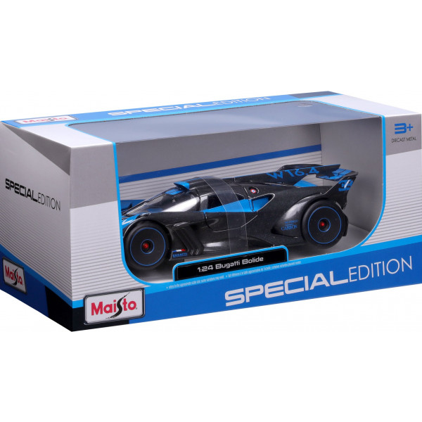 Фото - Колекційна машинка 1:24 Maisto Bugatti Bolide (32911 blue)