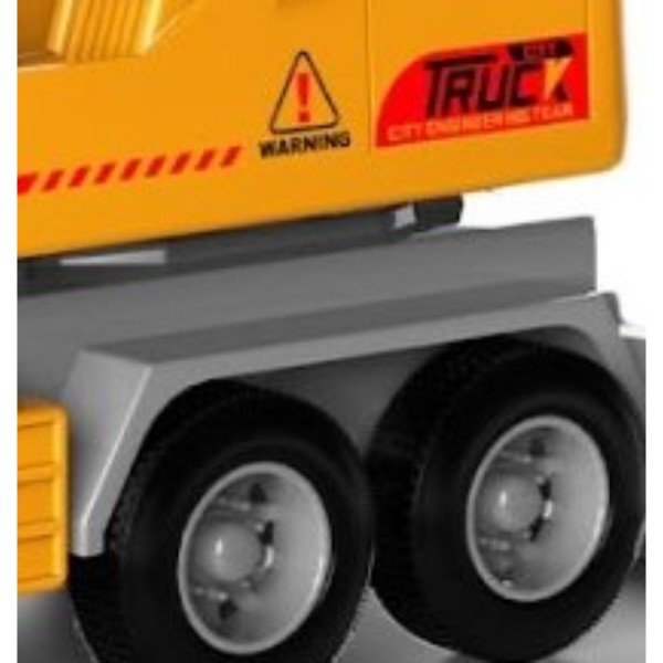 Фото - Наземна будівельна техніка DIY TOYS Екскаватор Pull-Back зі світл та звук ефект (CJ-4069539)