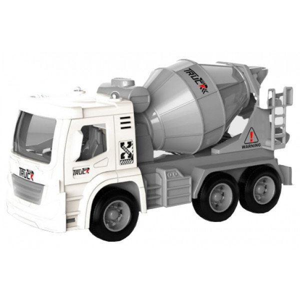 Фото - Наземна будівельна техніка DIY TOYS Бетономішалка Pull-Back зі світл та звук ефект (CJ-4069547)