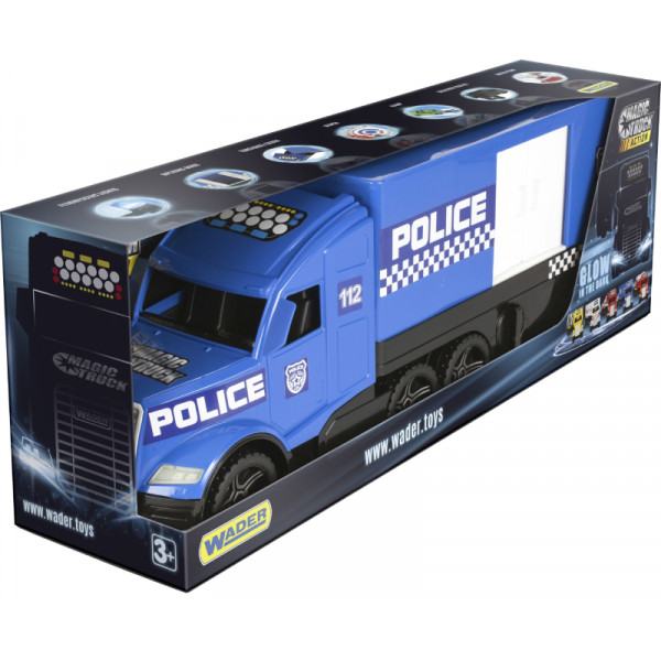 Фото - Наземна спецтехніка Wader Magic Truck авто поліція (36201)