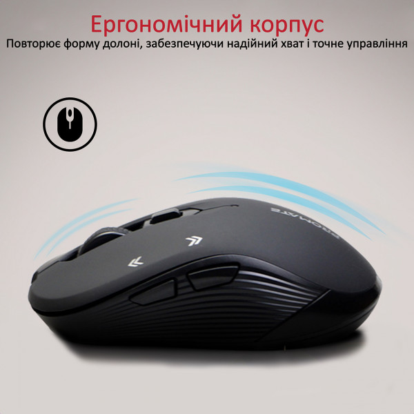 Фото - Мышь беспроводная Promate slider.black
