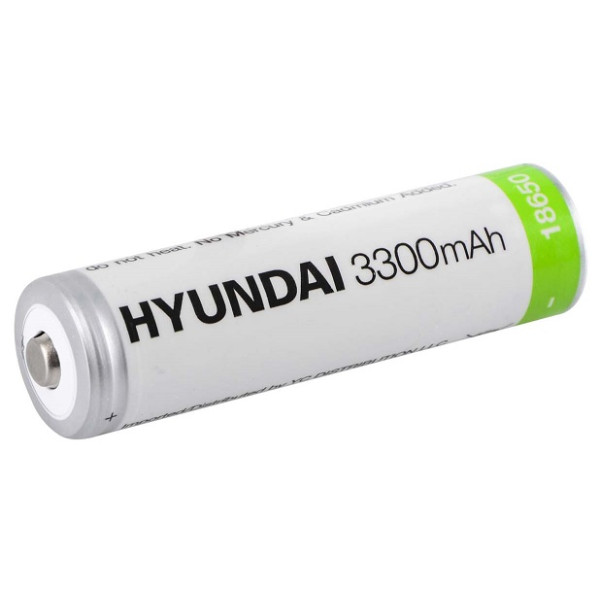 Фото - Акумулятор тип 18650 Hyundai 18650 Li-ion 3300mAh (Sharp Top)