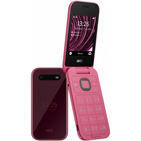 Фото - Мобільний телефон HMD 2660 4G Flip DS Red