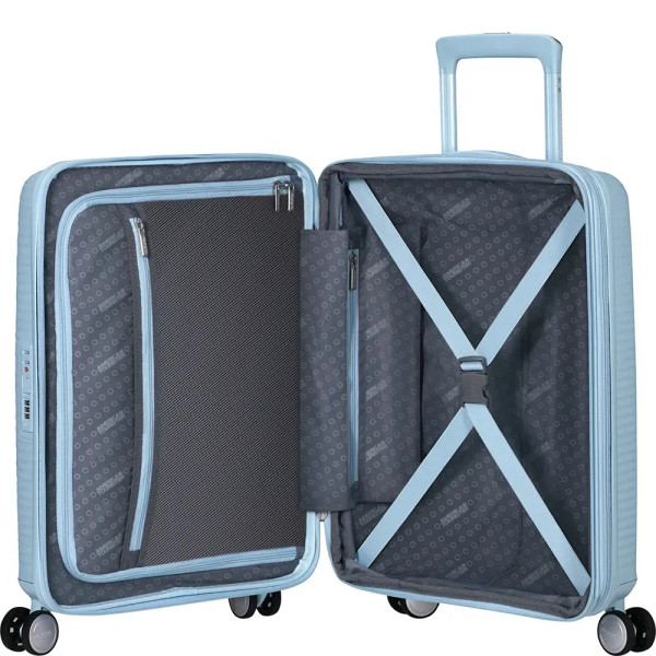 Фото - Валіза American Tourister Soundbox 67 см пастельно-блакитний (32G*22002)