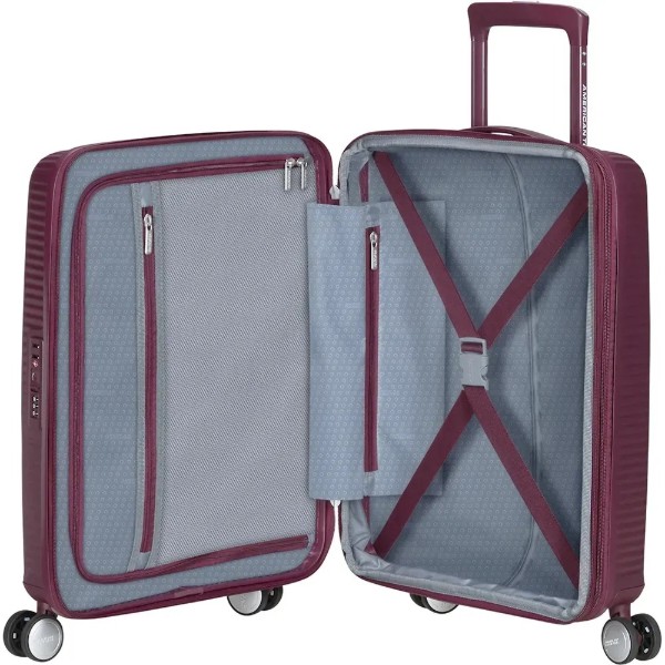 Фото - Валіза American Tourister Soundbox 67 см бордовий (32G*50002)
