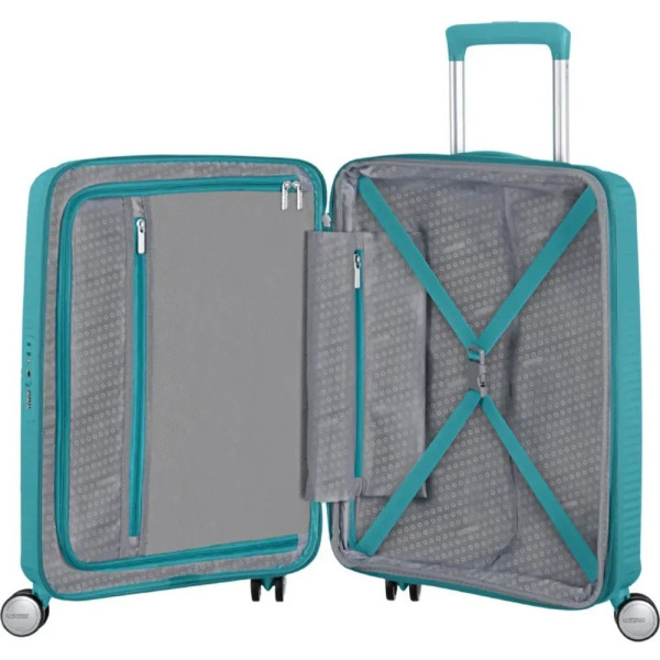 Фото - Валіза American Tourister Soundbox 55 см бірюзовий (32G*61001)