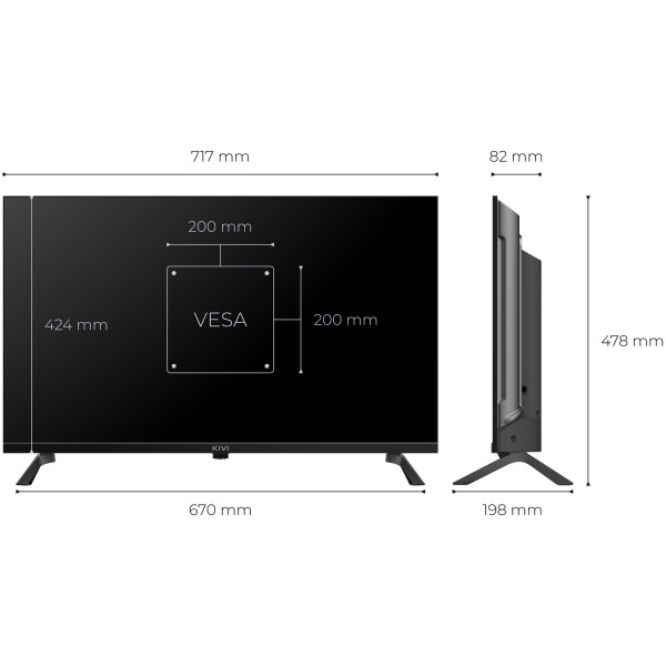 Фото - Телевизор Kivi 32H800KB