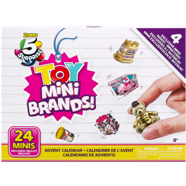 Фото - Набір ігрових фігурок ZURU Mini Brands Toy Адвент календар (77447)