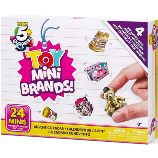 Фото - Набір ігрових фігурок ZURU Mini Brands Toy Адвент календар (77447)