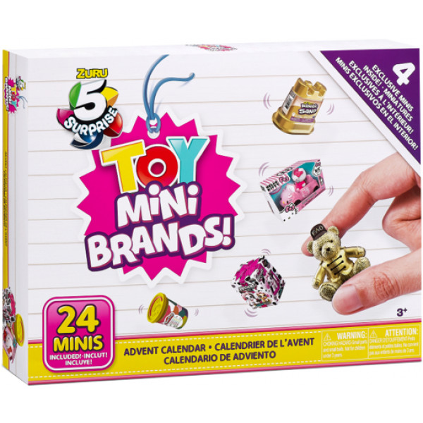 Фото - Набір ігрових фігурок ZURU Mini Brands Toy Адвент календар (77447)