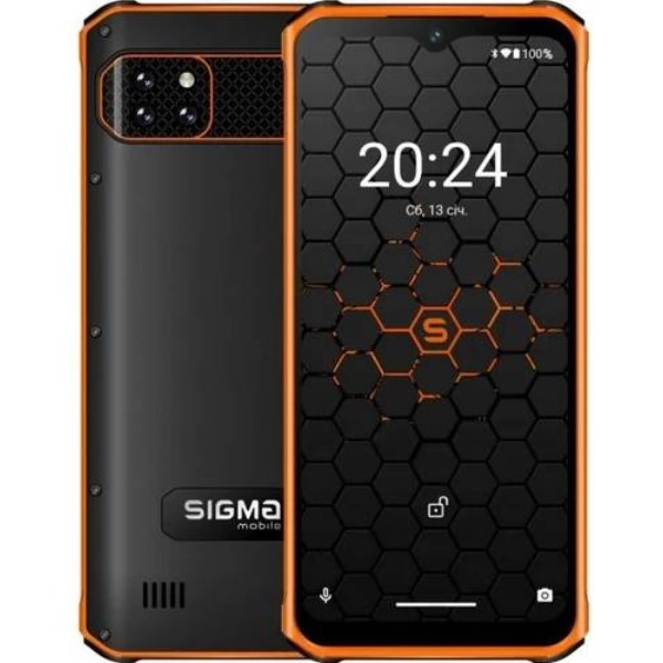 Фото - Смартфон Sigma mobile X-treme PQ56 Dual Sim Black/Orange Фото - Смартфон Sigma mobile X-treme PQ56 Dual Sim Black/Orange