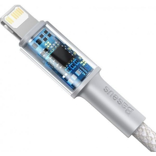 Фото - Кабель Baseus Type-C to Lightning PD 20W 1m White (CATLGD-02)