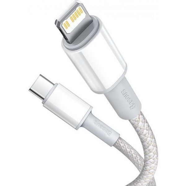 Фото - Кабель Baseus Type-C to Lightning PD 20W 1m White (CATLGD-02)