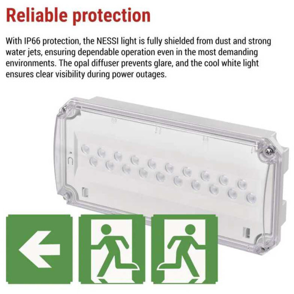 Фото - Светодиодный светильник аварийный EMOS ZN2120 3Вт IP66 AT 3h