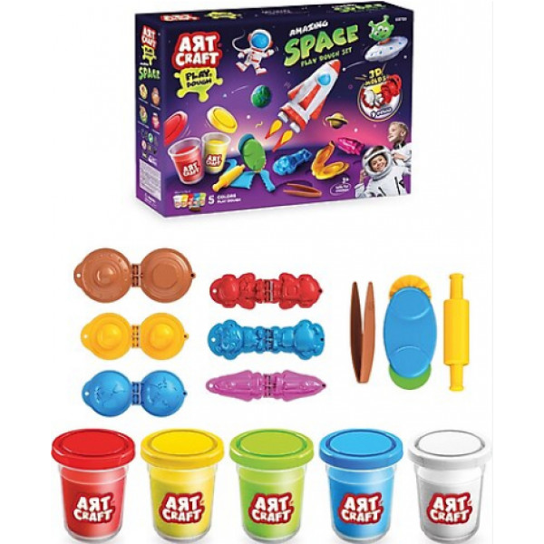 Фото - Ліплення з тіста dede Космос Art Craft 380 г (03733) Фото - Ліплення з тіста dede Космос Art Craft 380 г (03733)