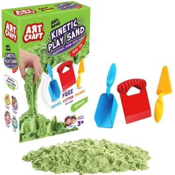 Фото - Кінетичний пісок dede зелений Art Craft 1000 г (03692) Фото - Кінетичний пісок dede зелений Art Craft 1000 г (03692)