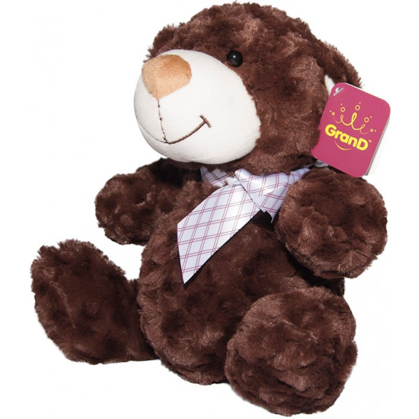 Фото - М'яка іграшка Grand  ВЕДМІДЬ (коричневий, з бантом, 33 cm) (3302GMB)