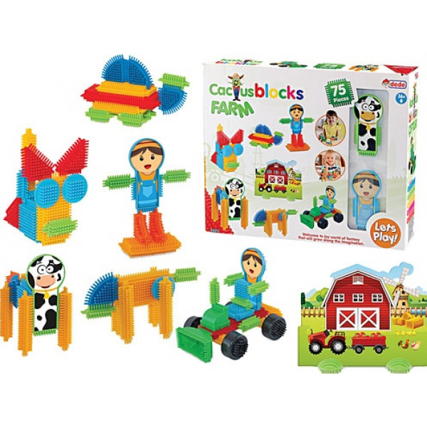 Фото - Пластиковий конструктор dede Ферма 75 ел. Cactus (03312)