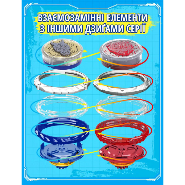 Фото - Волчок Auldey Набор Infinity Nado VI Goggle Battle Pack (EU654161)