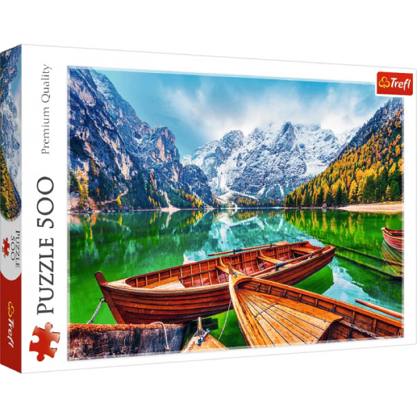 Фото - Пазли картонні (8 +) Trefl Озеро Брайес Італія 500 ел. (37486)
