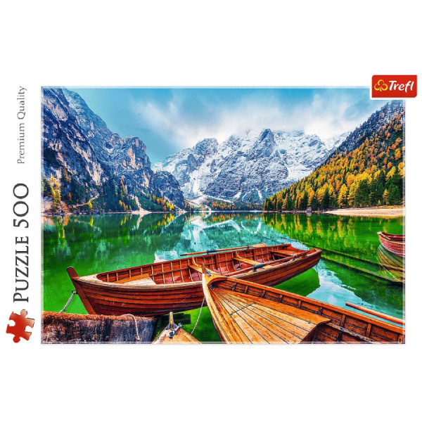 Фото - Пазли картонні (8 +) Trefl Озеро Брайес Італія 500 ел. (37486)