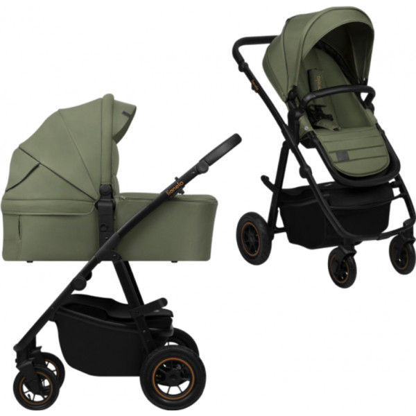 Фото - Коляска універсальна 2 в 1 Lionelo Amber Green Forest