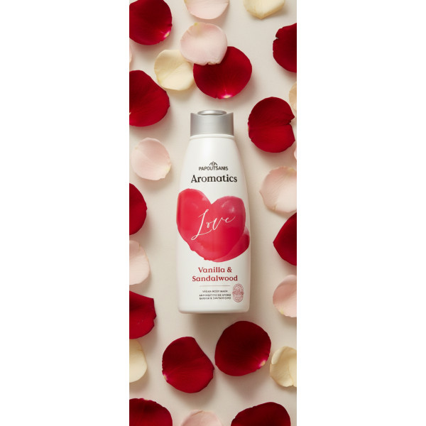 Фото - Гель для душа Aromatics Vegan Love Ваниль и Сандаловое дерево 600 мл (ADGLJSW600)